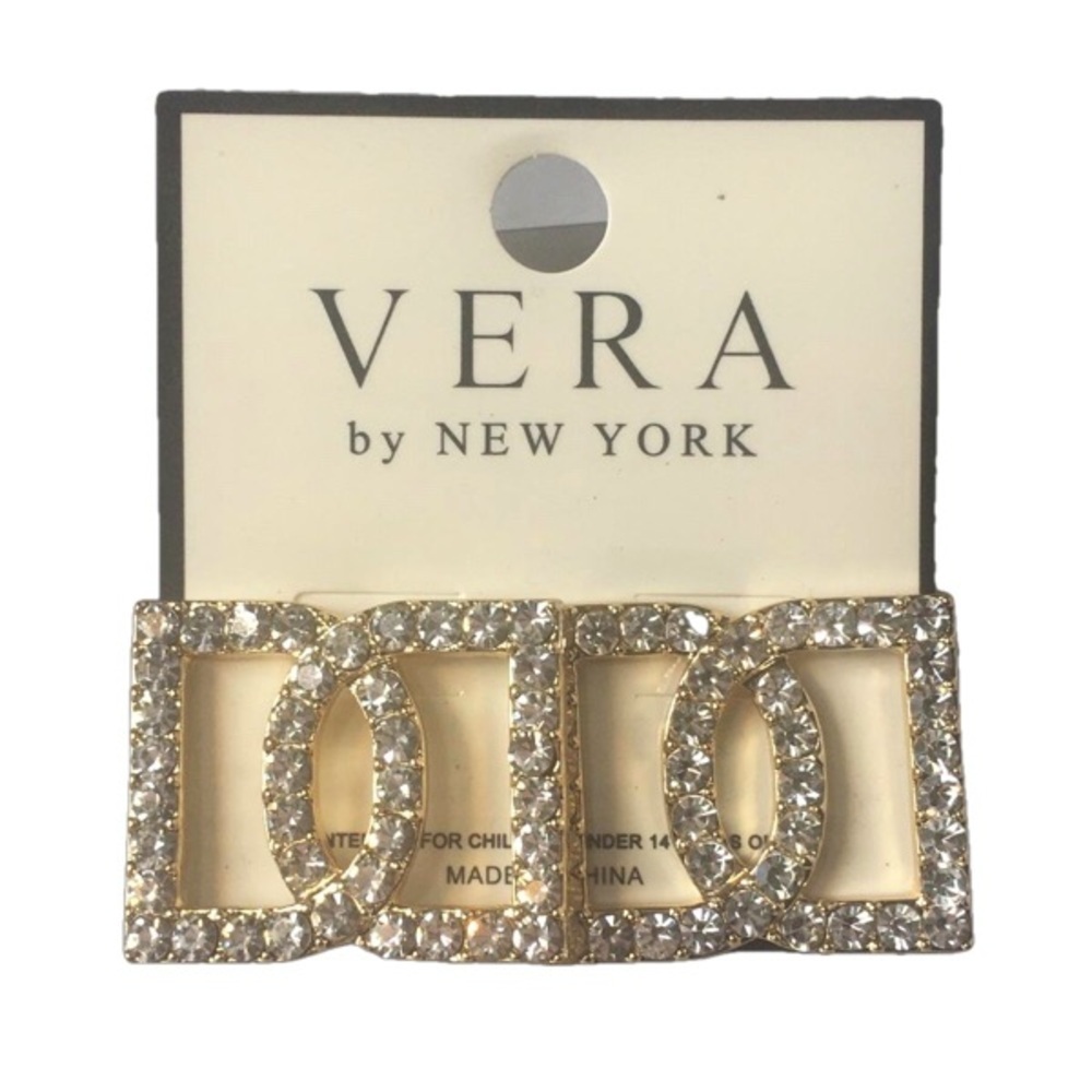 VERA BY NEW YORK DOUBLE D EARRINGS
